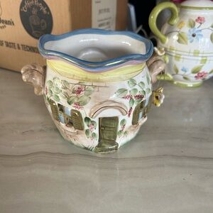 Home Interiors Cottage Candle Holder - Multicolor